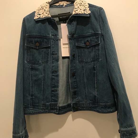 WHO WHAT WEAR JEAN JACKET - Picture 4 of 5